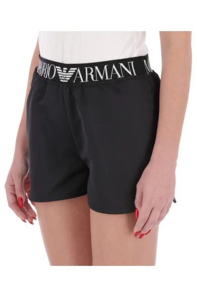 šortky | regular fit Emporio Armani 	čierna	