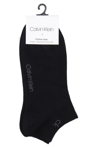 ponožky 2-balenie Calvin Klein 	čierna	
