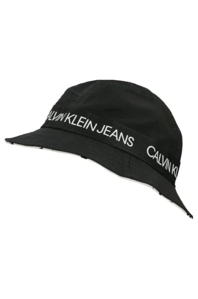 Obojstranný klobúk REVERSIBLE CALVIN KLEIN JEANS 	čierna	