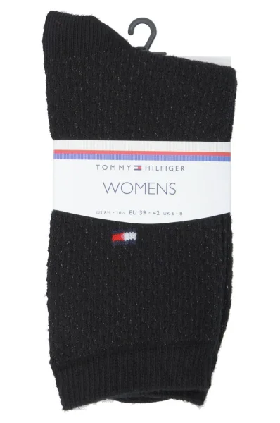 ponožky waffle Tommy Hilfiger 	čierna	