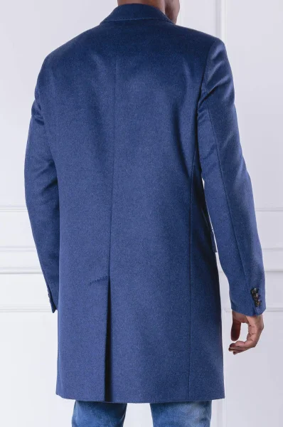 wełniany kabát essenials 1 Tommy Tailored 	modrá	