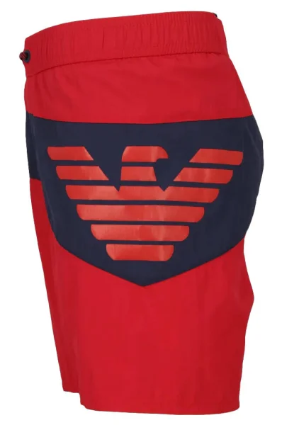 šortky | regular fit Emporio Armani 	červená	