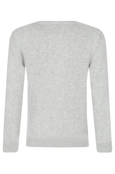 sveter | regular fit BOSS Kidswear 	sivá	