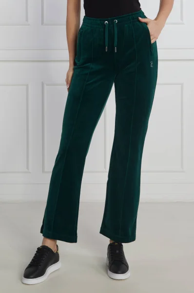 Teplákové nohavice TINA | Regular Fit Juicy Couture 	zelená	