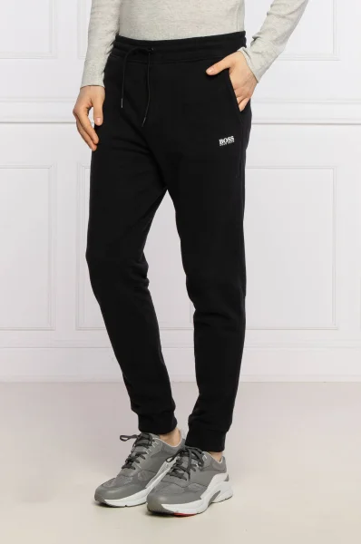 Teplákové nohavice Skeevo | Regular Fit BOSS ORANGE 	čierna	