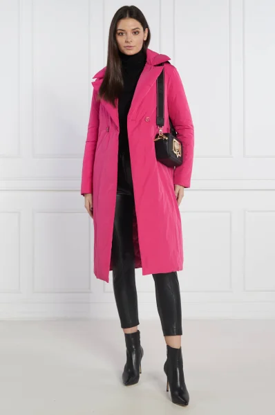 Páperový kabát Patrizia Pepe 	ružová	