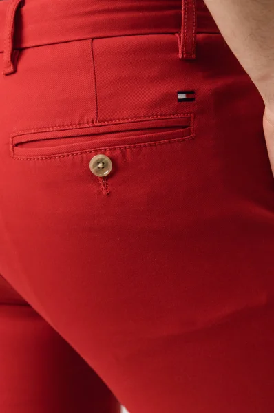 nohavice chino bleecker | slim fit Tommy Hilfiger 	červená	