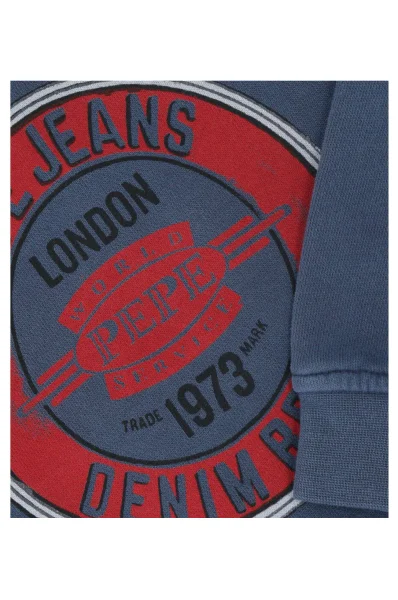 mikina siro | regular fit Pepe Jeans London 	tmavomodrá	