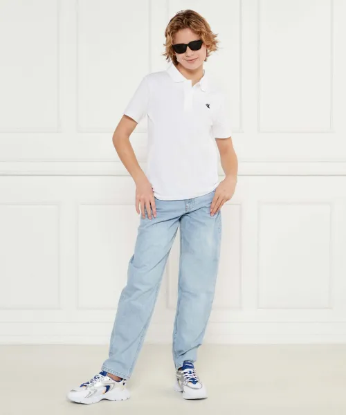 Džínsy HUGO KIDS | 	svetlomodrá Straight fit G00381