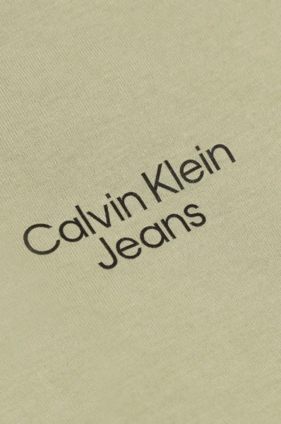 Tričko | Regular Fit CALVIN KLEIN JEANS 	khaki	