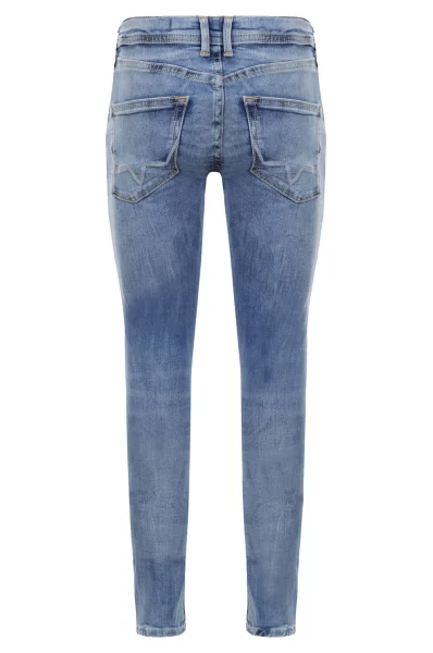 džínsy finly 45yrs | skinny fit | low rise Pepe Jeans London 	modrá	