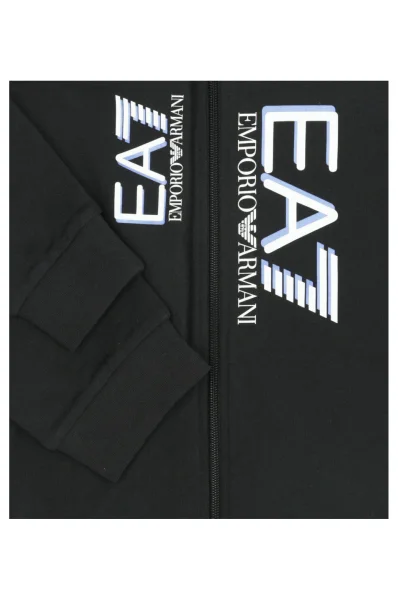 tepláková súprava | regular fit EA7 	čierna	