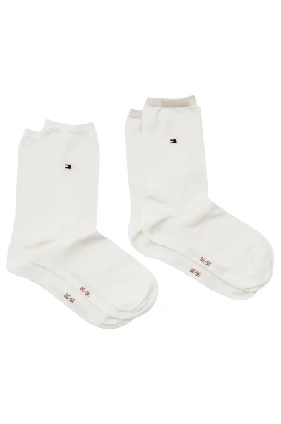 Ponožky 2-balenie Tommy Hilfiger 	krémová	