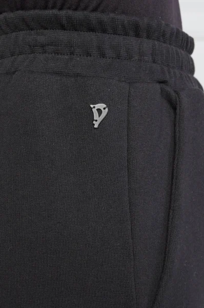 Teplákové nohavice | Relaxed fit | regular waist DONDUP - made in Italy 	čierna	