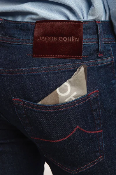 Džínsy J622 | Slim Fit Jacob Cohen 	tmavomodrá	