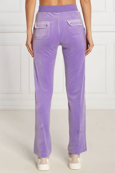 Teplákové nohavice Del Ray | Regular Fit Juicy Couture 	fialová	