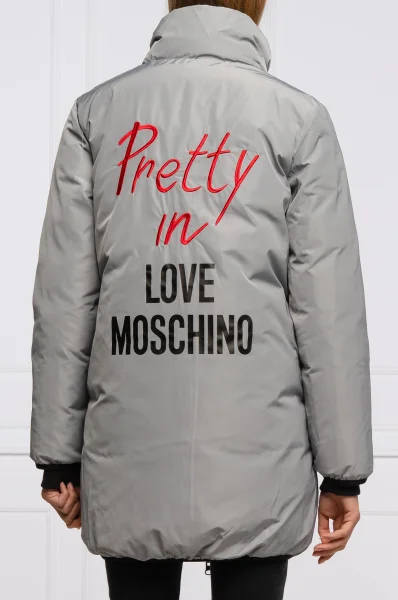 obojstranná bunda | regular fit Love Moschino 	sivá	