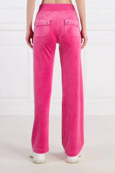 Teplákové nohavice Del Ray | Regular Fit Juicy Couture 	ružová	