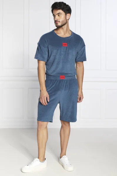 Pyžamo Terry Me | Regular Fit Hugo Bodywear 	morská	