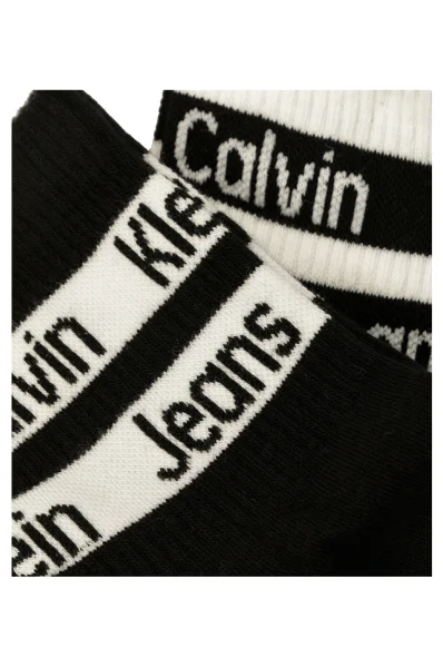 Ponožky 2-balenie 2P LOGO RIBBON CALVIN KLEIN JEANS 	čierna	