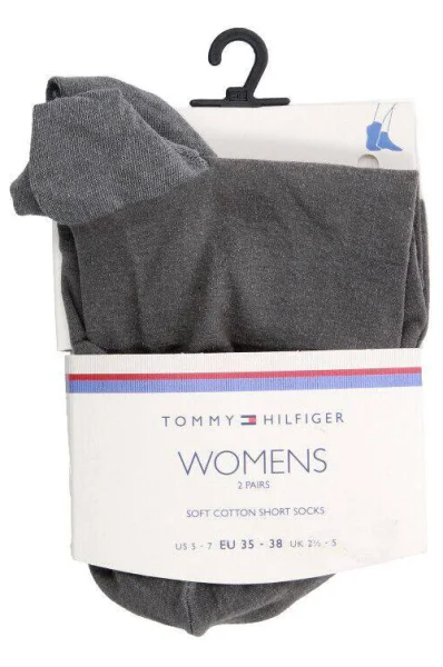 ponožky 2-pack Tommy Hilfiger 	sivá	