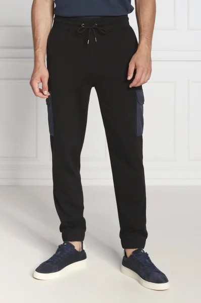 Teplákové nohavice Sewash | Regular Fit BOSS ORANGE 	čierna	
