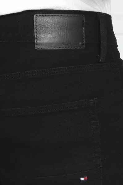 džínsy core denton | straight fit | low rise Tommy Hilfiger 	čierna	