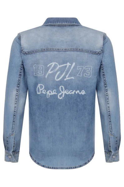 košeľa zyan 73 | regular fit | denim Pepe Jeans London 	modrá	