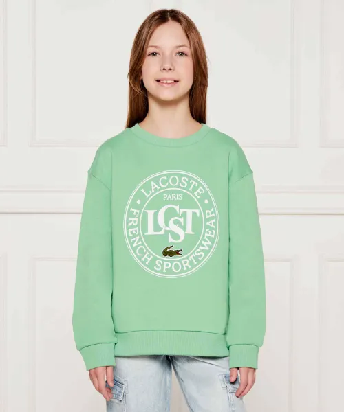 Mikina Lacoste | 	zelená Relaxed fit SJ2483