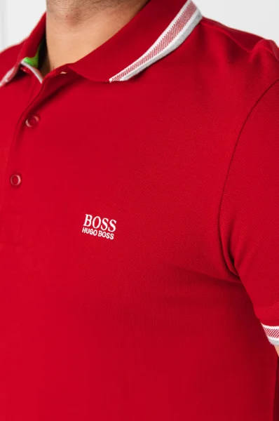 polo tričko | regular fit | pique BOSS GREEN 	červená	
