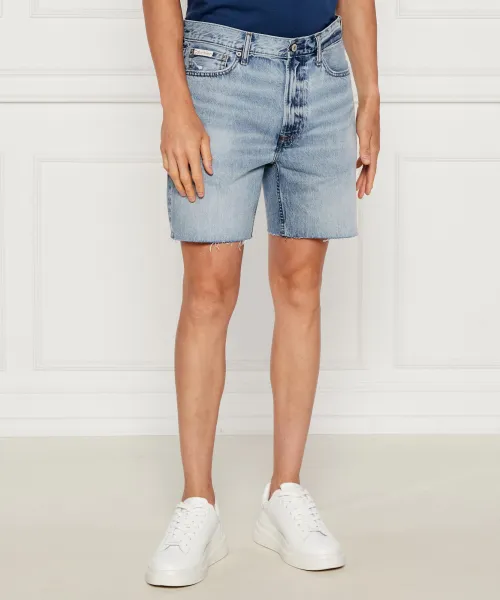Džínsové šortky APOLLO Calvin Klein Jeans | 	modrá Classic fit LV04RB787G