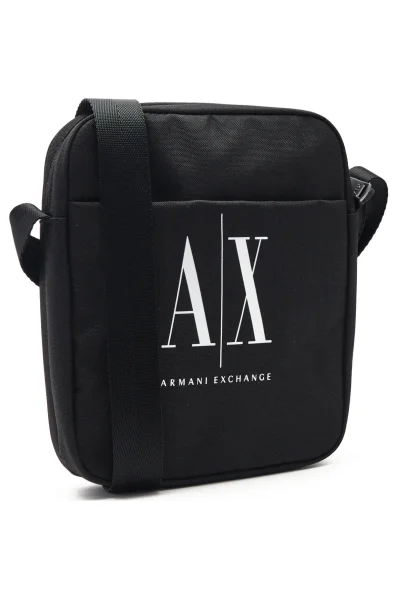 Taška na rameno Armani Exchange 	čierna	