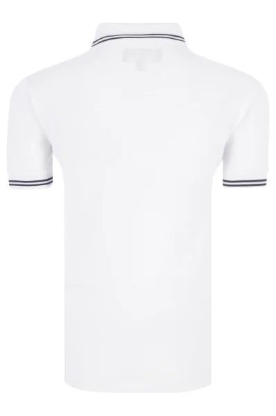 polo tričko | regular fit | pique Emporio Armani 	biela	
