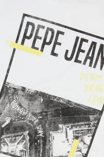 Tričko CRISPIN | Regular Fit Pepe Jeans London 	biela	