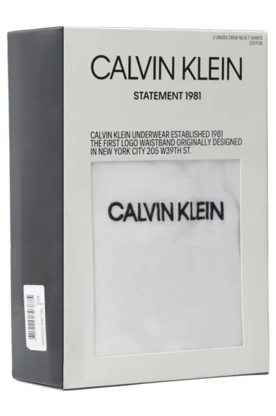 Tričko 2-balenie | Regular Fit Calvin Klein Underwear 	biela	