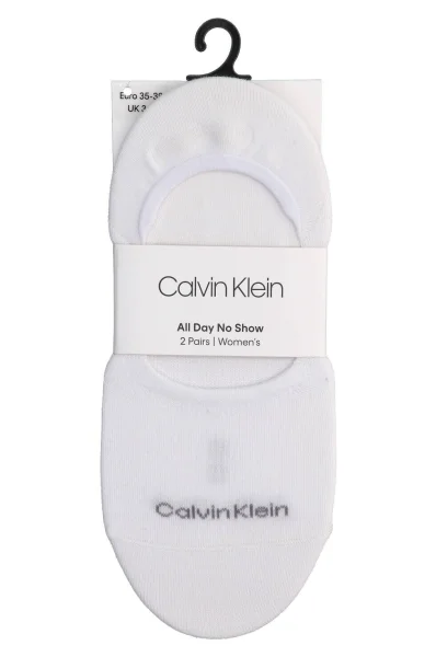 Șosete/tălpici 2-pack Calvin Klein 	biela	