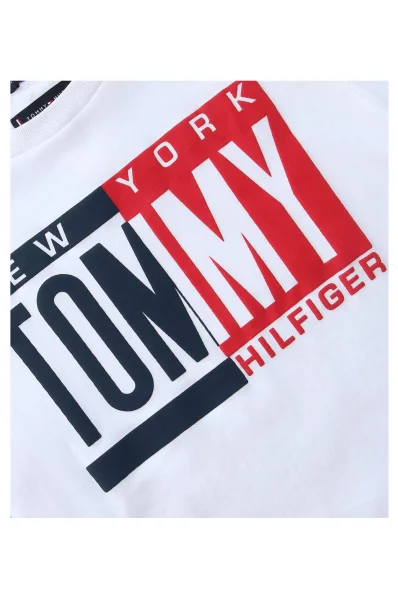 tričko puff | regular fit Tommy Hilfiger 	biela	