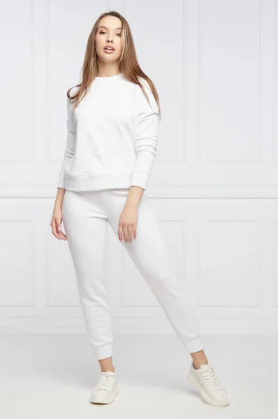 Teplákové nohavice | Regular Fit Elisabetta Franchi 	biela	