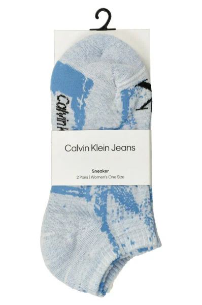 Ponožky 2-balenie 2P DISTORTED CALVIN KLEIN JEANS 	biela	