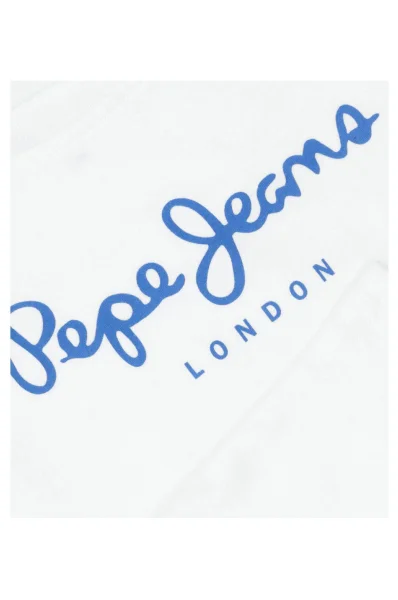 tričko art | regular fit Pepe Jeans London 	biela	