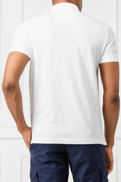 polo tričko piro | regular fit | pique BOSS GREEN 	biela	