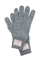 rukavice | s prímesou vlny Guess 	sivá	