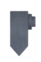jedwabny kravata print micro classic Tommy Tailored 	tmavomodrá	