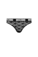 koronkowe tangá Moschino Underwear 	čierna	