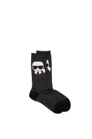 ponožky Karl Lagerfeld 	grafitová	