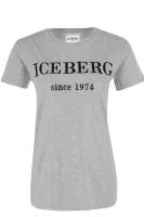 tričko | regular fit Iceberg 	sivá	