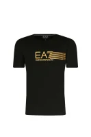 Tričko | Regular Fit EA7 	čierna	