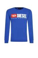 longsleeve tjustdivision | regular fit Diesel 	modrá	