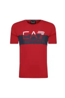 tričko | regular fit EA7 	červená	