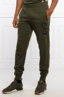 Teplákové nohavice | Regular Fit EA7 	zelená	
